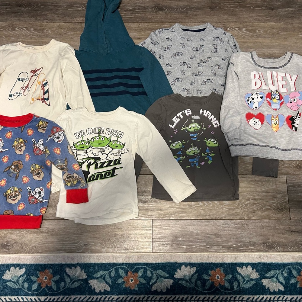4T Long Sleeve Shirt Bundle